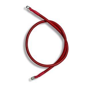 50mm2 1/0 AWG Battery Cable 80CM Red With 10mm Ring Lugs Double Sided Outlet Marketable