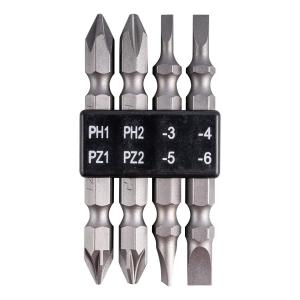 4 Pc 65 Mm Double End Bit Set Pz/Ph/Sl Pay With Visa Cheap Online