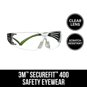 3M SecureFit 400 Eye Protection SF400C-WV-6-PS Clear Anti-Fog Discount Largest Supplier