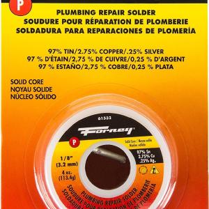 Forney 61532 Lead-Free Plumbing Repair Solid Core Solder, 4 Oz Free Shipping Manchester