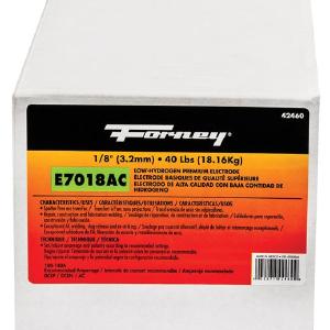 Forney 42460 Low-Hydrogen Welding Electrode, Mild Steel, 15" L Clearance With Credit Card