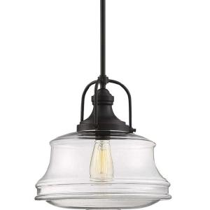 Garvey Single Light 14" Wide Pendant Really For Sale