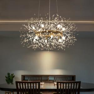 Geetika Dimmable Sputnik Wagon Wheel Chandelier Clearance Footaction