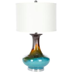 Georgia 30" Blue Ceramic Table Lamp  #SA921 Outlet Huge Surprise