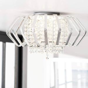 Dori Flush Mount, Silver/Chrome (#K4156) Free Shipping Limited Edition