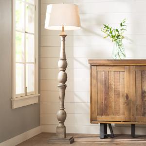 Doris 61" Floor Lamp, Warm Gray #HA383 Best Pices Online