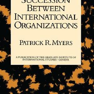 Succession Between International Organizations - Paperback / softback Buy Cheap Clearance Store
