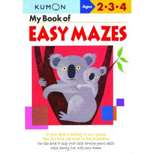 Kumon My Book of Easy Mazes (Ages 2-3-4) Cheap Pice Original