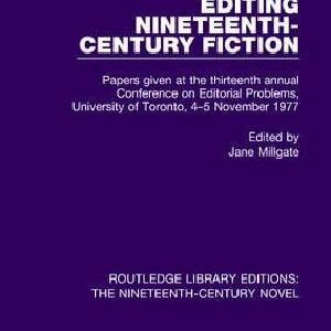 Editing Nineteenth-Century Fiction - Paperback / softback With Paypal Online