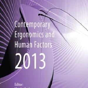 Contemporary Ergonomics and Human Factors 2013 Outlet Newest