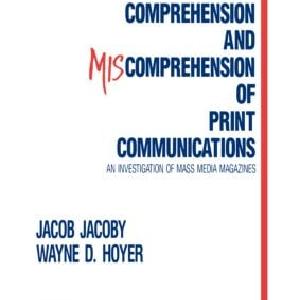 Comprehension and Miscomprehension of Print Communication Countdown Package Cheap Online