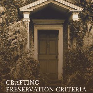 Crafting Preservation Criteria - Paperback / softback Fast Delivery Online