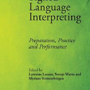 Signed Language Interpreting - Paperback / softback Cheap Sale Store
