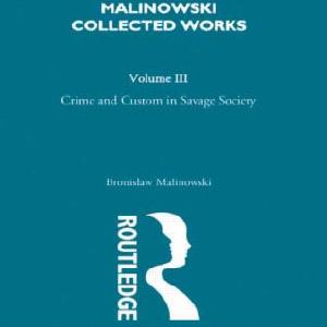 Crime and Custom in Savage Society - Paperback / softback Affordable Online