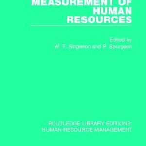 Measurement of Human Resources - Paperback / softback Buy Cheap With Mastercard