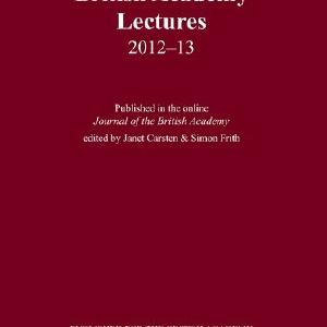 British Academy Lectures 2012-13 Clearance Clearance