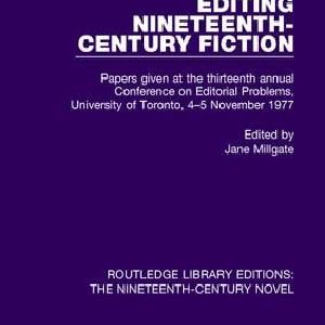 Editing Nineteenth-Century Fiction - Hardback Discount Great Deals