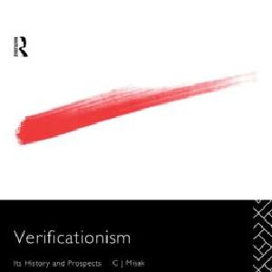 Verificationism - Hardback From China Free Shipping Low Pice