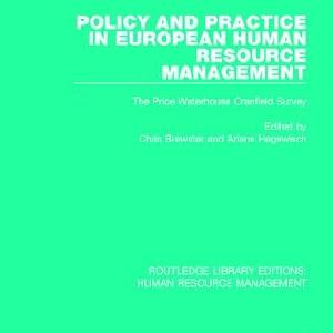 Policy and Practice in European Human Resource Management - Hardback Outlet Pay With Paypal