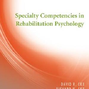 Specialty Competencies in Rehabilitation Psychology Geniue Stockist