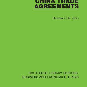 China Trade Agreements - Paperback / softback Discount Wide Range Of