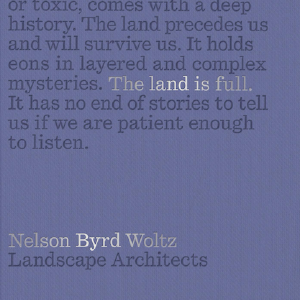 The Land Is Full: Nelson Byrd Woltz Landscape Architects Cheap Best Place