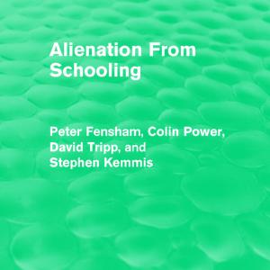 Alienation From Schooling (1986) - Paperback / softback Outlet Purchase