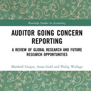 Auditor Going Concern Reporting - Hardback 2025 New Sale Online