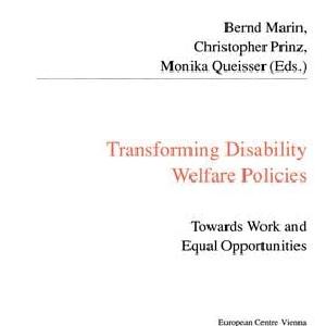 Transforming Disability Welfare Policies - Paperback / softback Cheap Newest