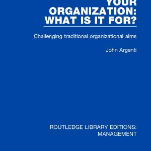 Your Organization: What Is It For - Paperback / softback Affordable Cheap Online