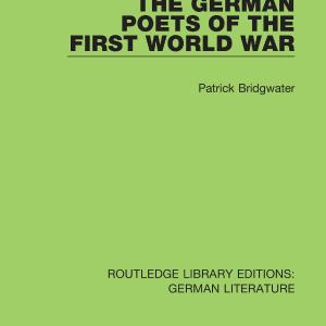 German Poets of the First World War - Paperback / softback Discount Tumblr