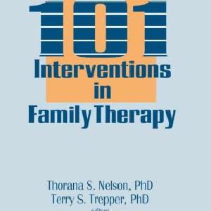 101 Interventions in Family Therapy - Paperback / softback Free Shipping New Styles