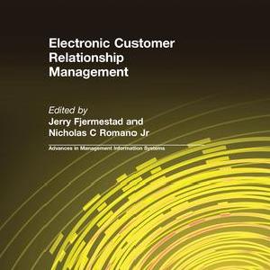 Electronic Customer Relationship Management - Paperback / softback With Paypal Low Pice