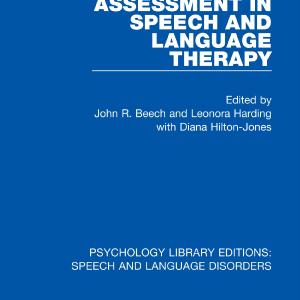 Assessment in Speech and Language Therapy Cheap Sale Discounts
