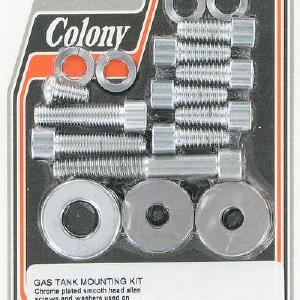 Fuel tank mount kit - Allen smooth head | Color: chrome | Order Number: C2528-10-P | OEM Number: Sale With Mastercard