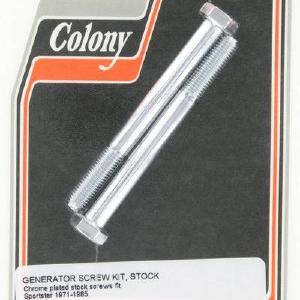 Generator mounting screws (2), stock | Color: chrome | Order Number: C9880-2 | OEM Number: 30013-71 Sale Exclusive