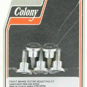 Front brake rotor mounting kit - button head | Color: chrome | Order Number: C2341-5 | OEM Number:  3762M From China Sale Online