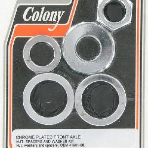 Front axle spacer kit - smooth | Color: chrome | Order Number: C2507-5 | OEM Number: 41901-08 Outlet Good Selling