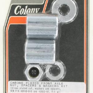 Front axle spacer kit | Color: chrome | Order Number: C9993-5 | OEM Number: 40910-84B/ 43683-97 Outlet Order