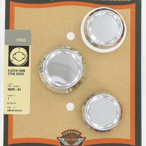 Fluted fork stem covers kit | Color: chrome | Order Number: 46295-04 | OEM Number: 46295-04 Outlet Low Pice