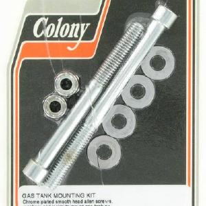 Gas / petrol / fuel tank mounting kit - smooth head Allen | Color: chrome | Order Number: C2266-8-P | OEM Number: Purchase For Sale