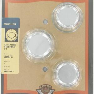 Fluted fork stem covers kit | Color: chrome | Order Number: 46299-04 | OEM Number: 46299-04 Free Shipping Fake