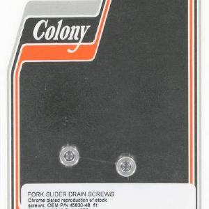 Fork slider drain screws | Color: chrome | Order Number: C9909-2 | OEM Number: 45830-48 Cheap Sale Buy
