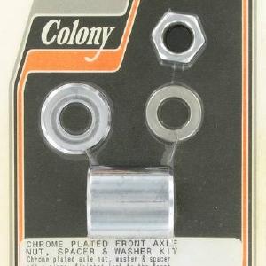 Front axle nut and spacer kit | Color: chrome | Order Number: C9826-4 | OEM Number: 40910-84A Buy Cheap Discount