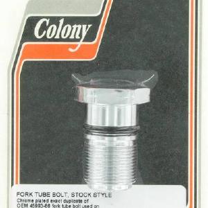 Fork tube bolt - stock style | Color: chrome | Order Number: C2371-1 | OEM Number: 45993-86 Supply Sale Online