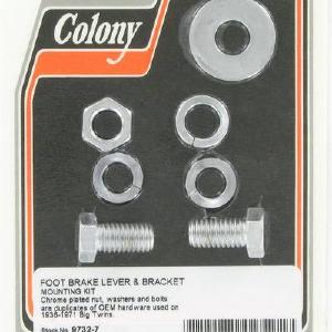 Foot brake lever & bracket mounting kit | Color: chrome | Order Number: C9732-7 | OEM Number: 4293 Buy Cheap Clearance Store