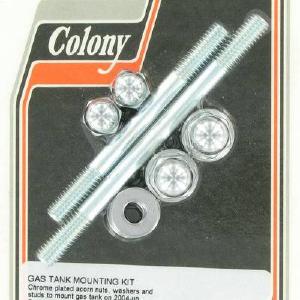 Gas / petrol / fuel tank mounting kit - acorn | Color: chrome | Order Number: C2265-6 | OEM Number: Newest For Sale