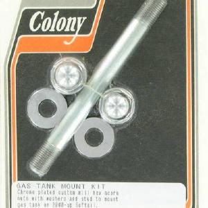 Gas tank mounting kit, custom hex,  acorn | Color: chrome | Order Number: C2077-5 | OEM Number: Discount Fast Delivery