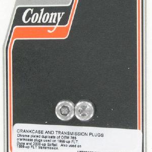 Crankcase and transmission plugs | Color: chrome | Order Number: C2549-2 | OEM Number: 765 Sale Extremely