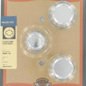 Fluted fork stem covers kit | Color: chrome | Order Number: 46298-04 | OEM Number: 46298-04 Free Shipping Top Quality